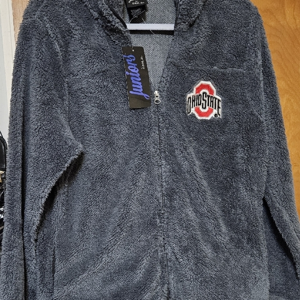 Ohio State Juniors Gray Fleece Hoodie